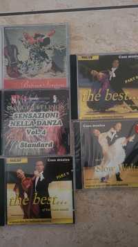 Zestaw 5 CD z taneczną muzyką standardową
