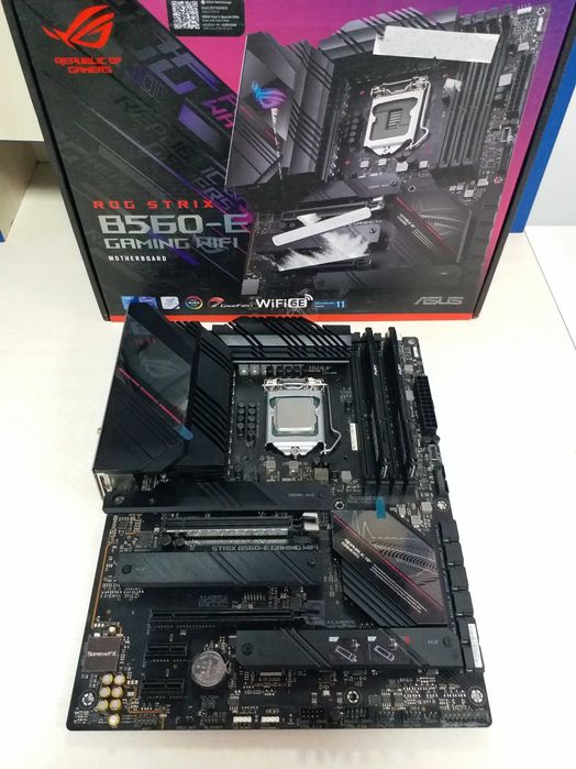Топ комплект: Asus Strix B560-E Gaming WiFi+Intel I7 10700F+DDR4 32Gb