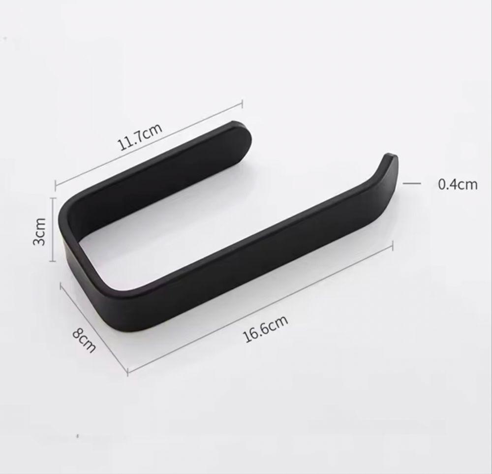 Uchwyt na papier toaletowy 16 cm trzy kolory do wyboru