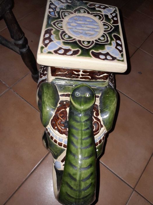 Elefante grande cerâmica