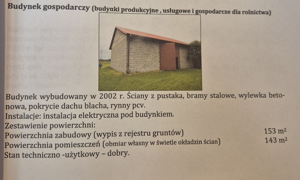 Sprzedam posiadłość, pow. 1,099 ha