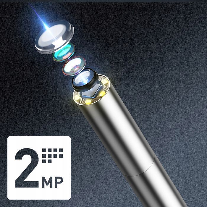 Endoskop Inspekcyjny Obrotowy 360° Led Ekran 32gb IP67 1m Kamera 3.9mm