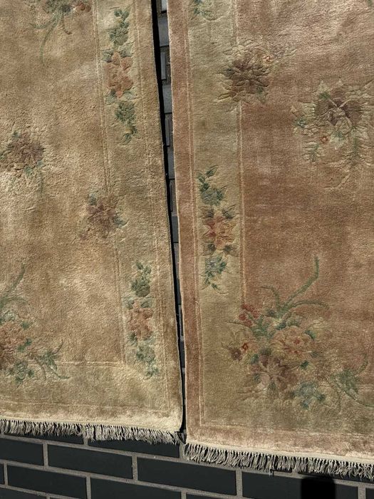 Dwa jedwabne dywany chińskie 2 po 140x70 galeria 6 tyś