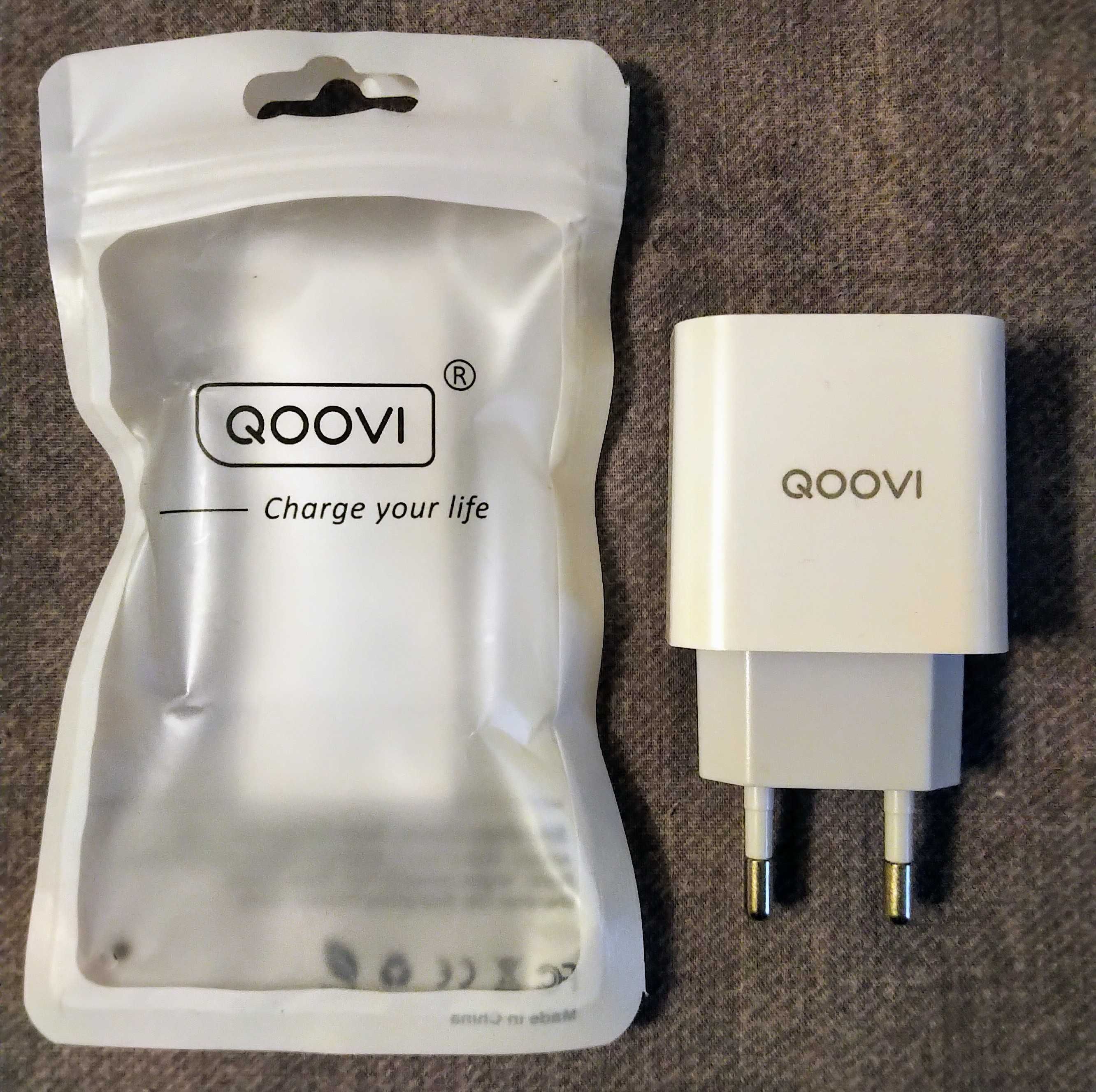 Быстрая зарядка QOOVI 20W PD Type-C