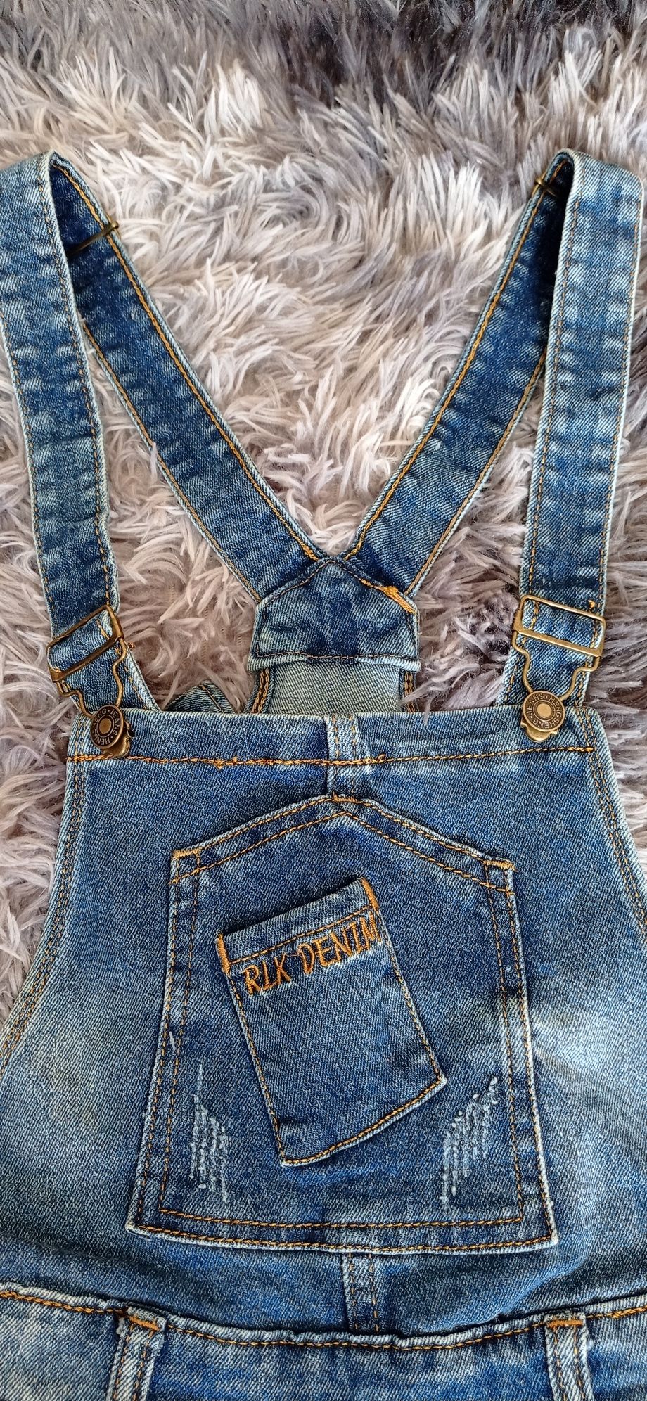 Комбинезон джинсовый женский с шортами 28 р. XS/ короткий/синий/летний
