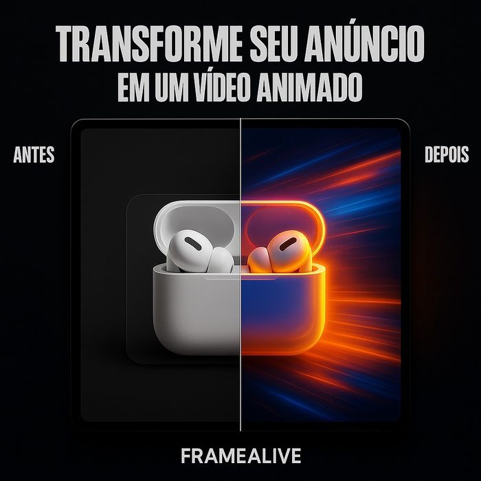 Transformo o teu anúncio parado num vídeo que vende mais