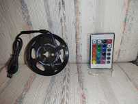 Fita Led RGB c/ comando 1 metro (novo)