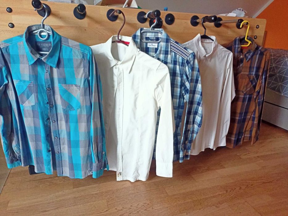 koszule chłopięce z długim rękawem