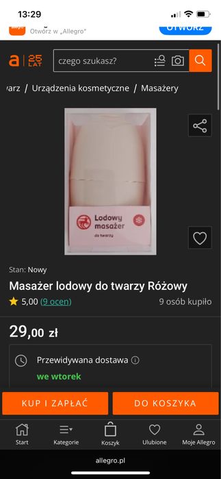 Lodowy masażer do twarzy Rossmann