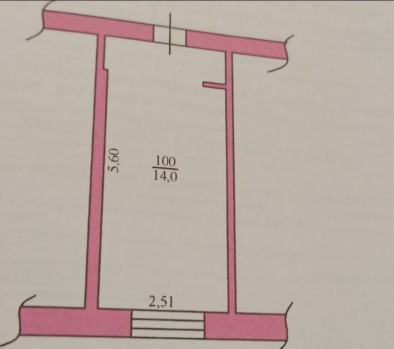 Продам кімнату в гуртожитку 14м²