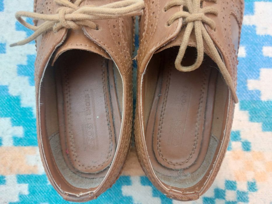 ASOS MAI Leather Brogues. Жіночі броги.