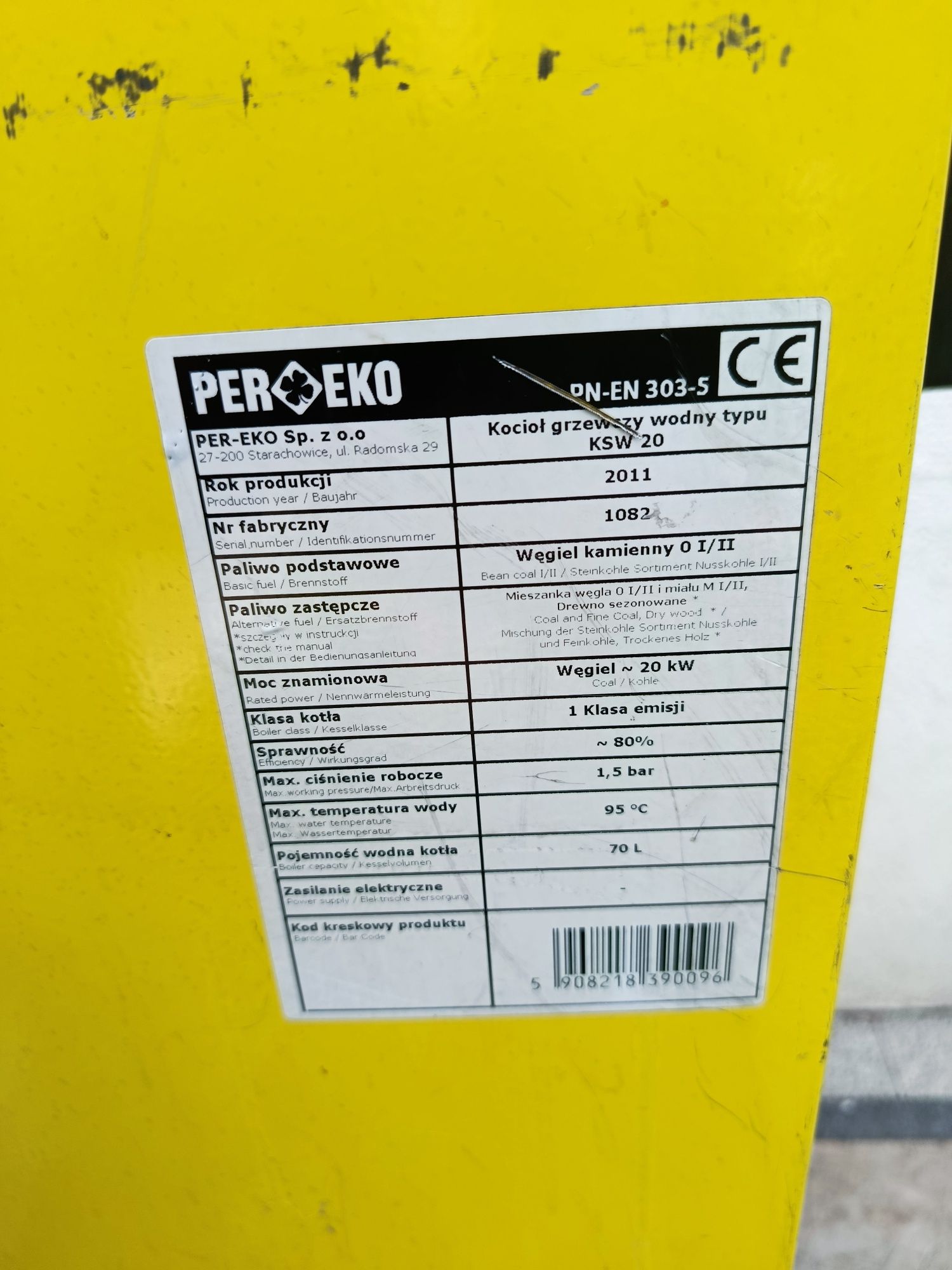 Sprzedam piec PEREKO