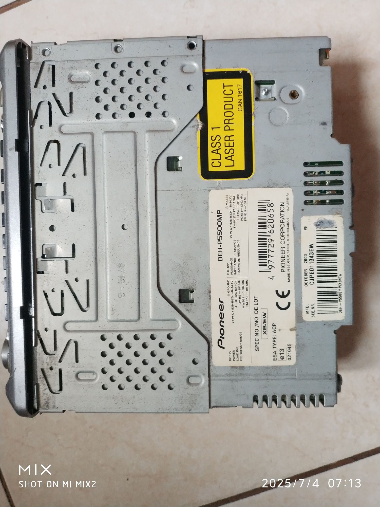 Radio samochodowe kultowe Pioneer Deh-P5500MP