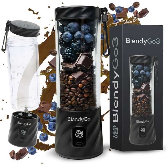Blender Bezprzewodowy Przenośny Blendygo 3 ŁADOWANIE USB ROZDRABNIACZ
