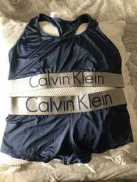 NOVO ETIQUETA conjunto Top (36/L) e boxers (S) Calvin Klein
