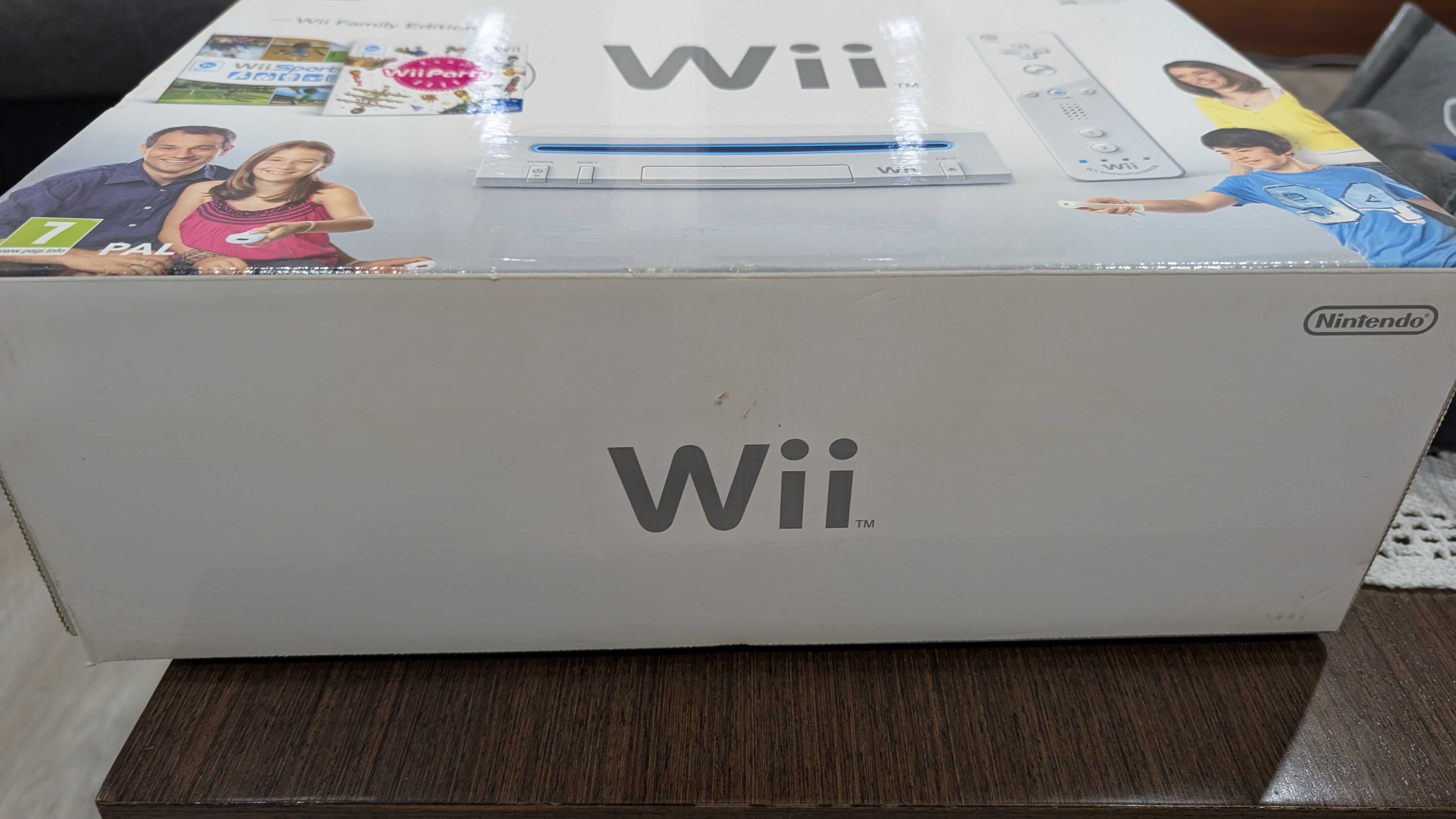 Nintendo Wii com caixa original + 5 jogos