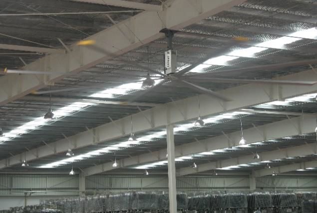 Destryfikator HELI, HVLS , przemysł, produkcja, magazyny, fabryka