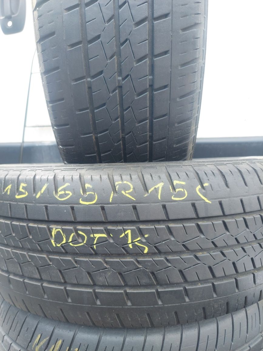 Opony używane 2x 215/65R15C Bridgestone Duravis R410 Lato Gwarancja