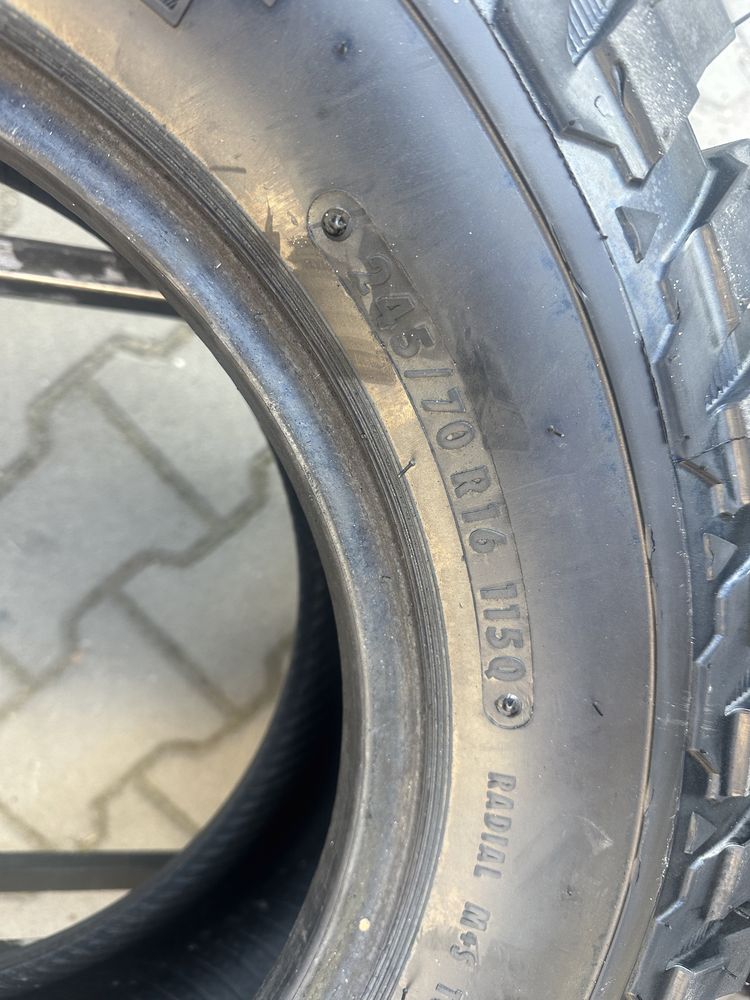 245/70r16  mt nowe 2025 retreated