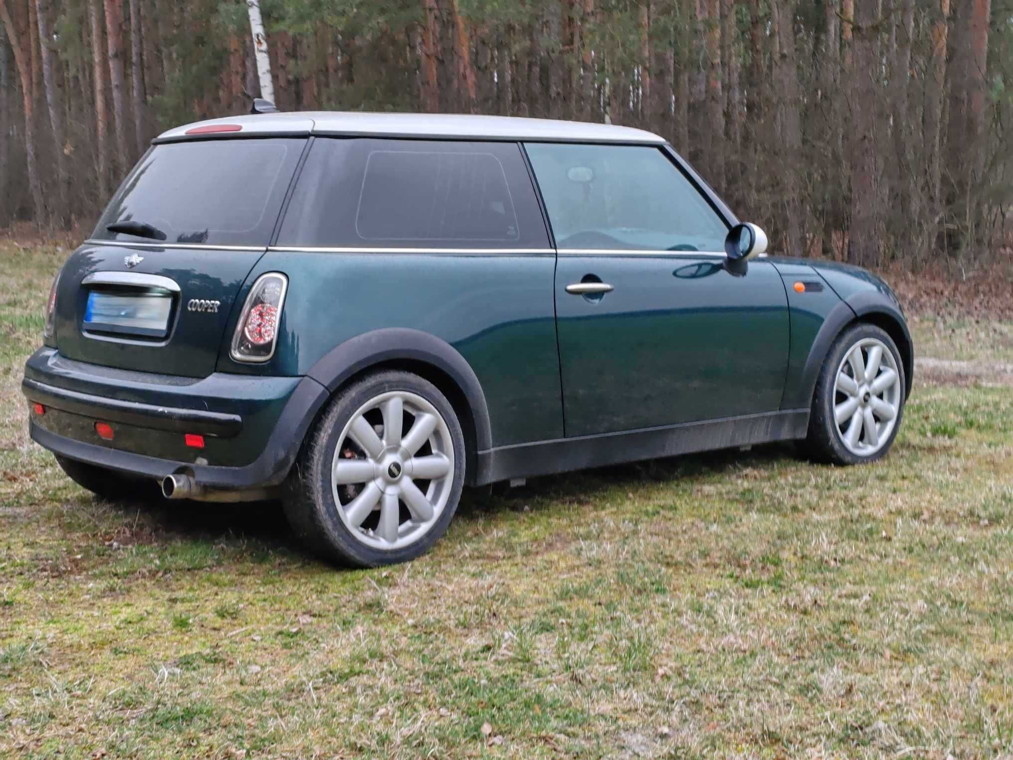 Mini Cooper R50 1.6 116KM Zielony Metalic z Brokatem