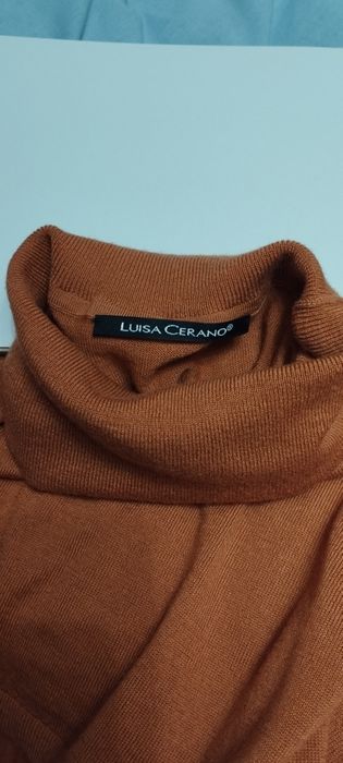 Luisa Cerano гольф пуловер кофта шерсть шовк