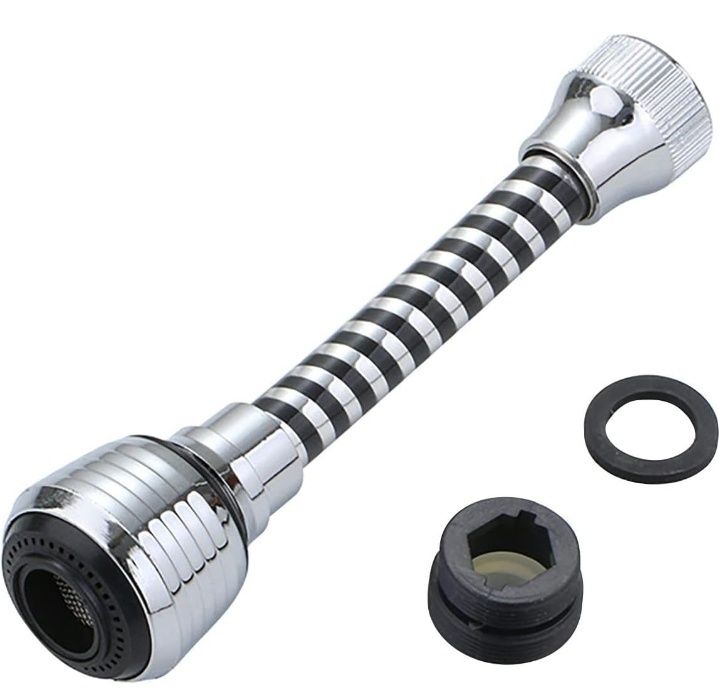 Extensão flexível para torneira misturadora de cozinha