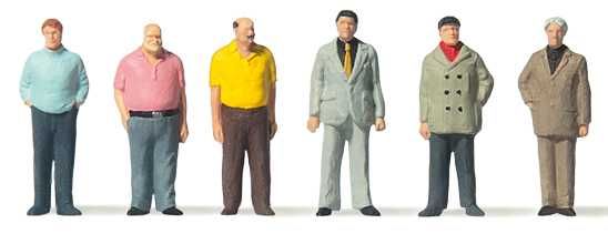 Preiser - Mężczyźni stojący - TT 1:120 - Figurki na makietę