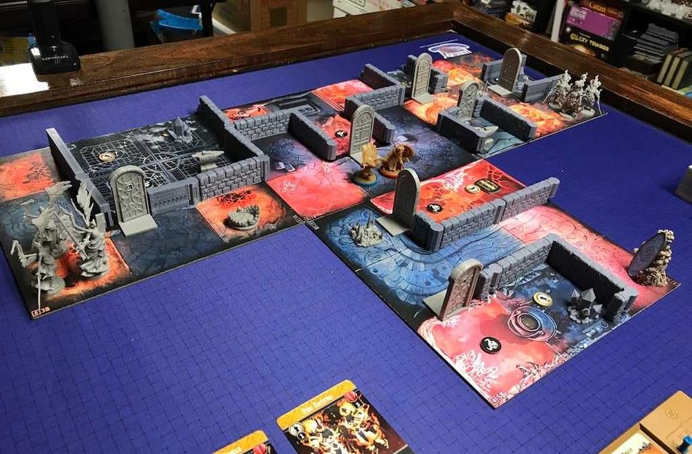 Zestaw ścian do gry Massive Darkness 2 i innych dungeon crawlerów