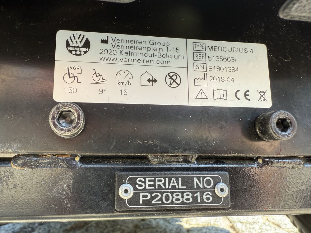 skuter wózek inwalidzki elektryczny Vermeiren Mercurius 4D dla seniora
