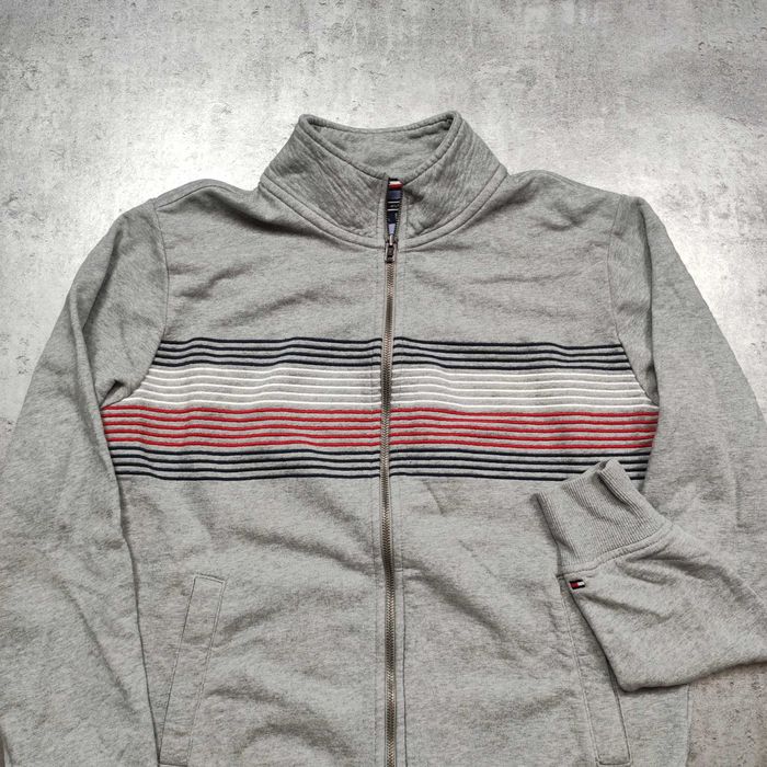 MĘSKA Bluza Rozpinana Zip Tommy Hilfgier Haft Logo PREMIUM Rozpinana