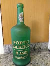 Garrafa Vinho Porto Vazia "Porto Barros"