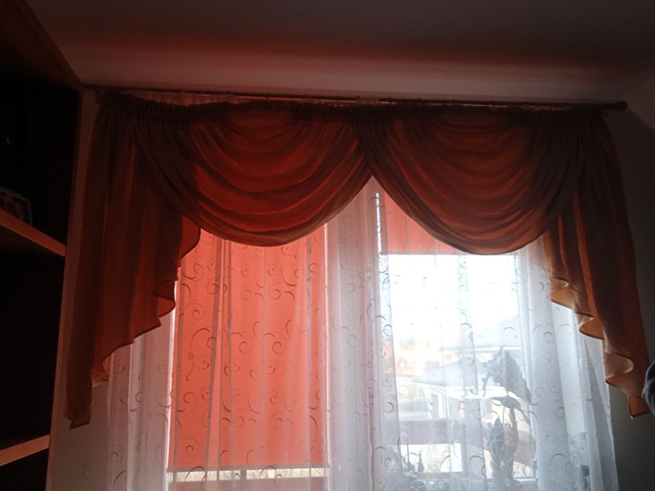 Zasłony 2 szt. i lambrekin komplet