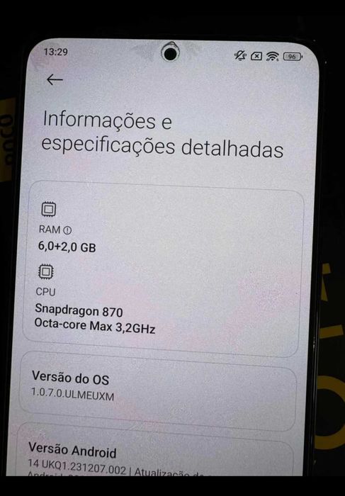 Smartphone Xiaomi poco F4