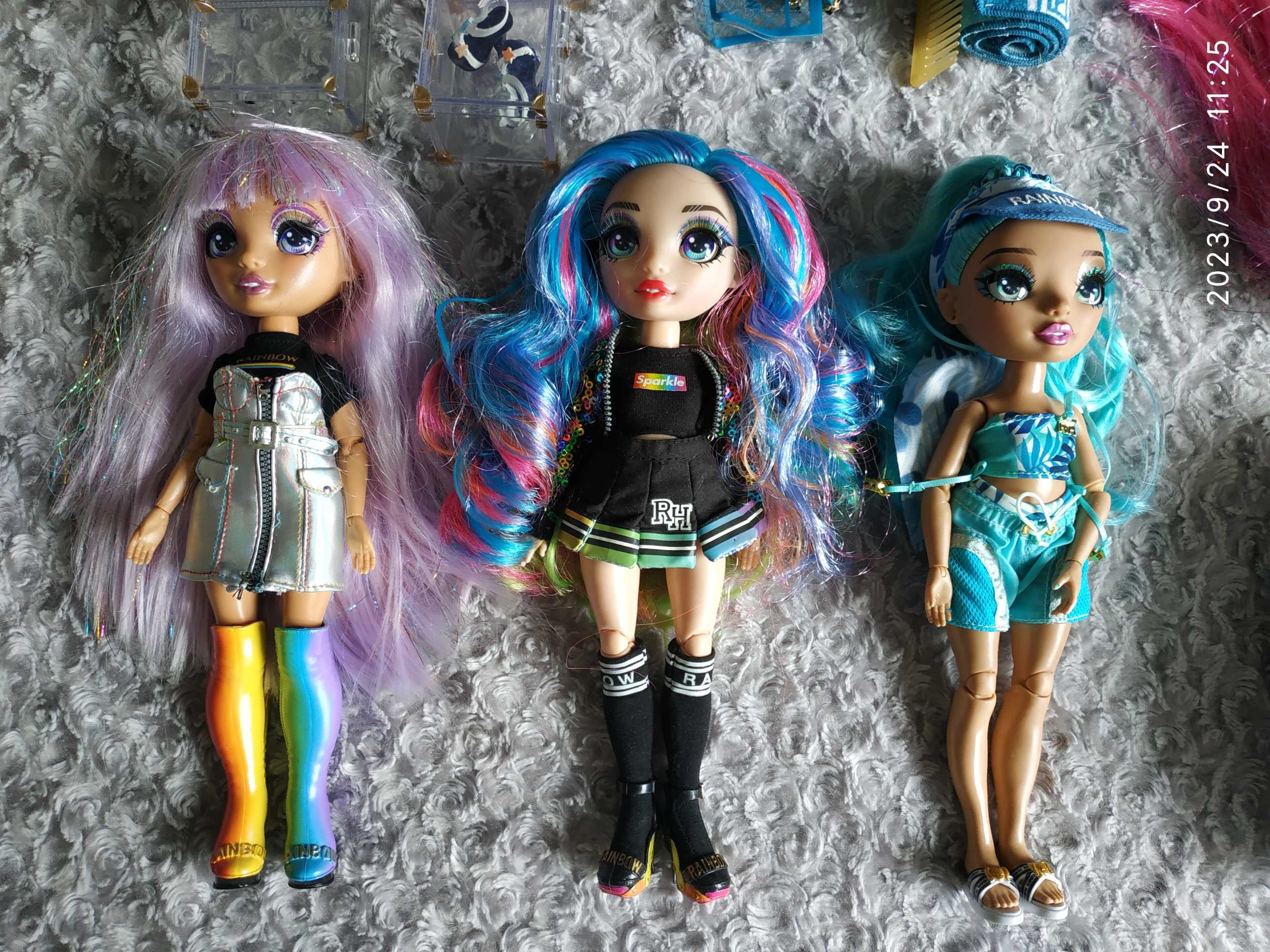 Lalki Rainbow High: Avery Styles, Hali Capri, Amaya Raine + akcesoria