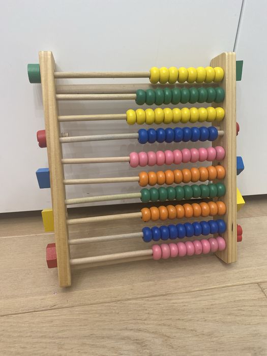Дитяча розвиваюча рахівниця деревʼяна сортер