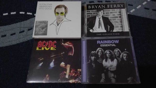 CDs Elton John, Bryan Ferry, AC/DC, Rainbow