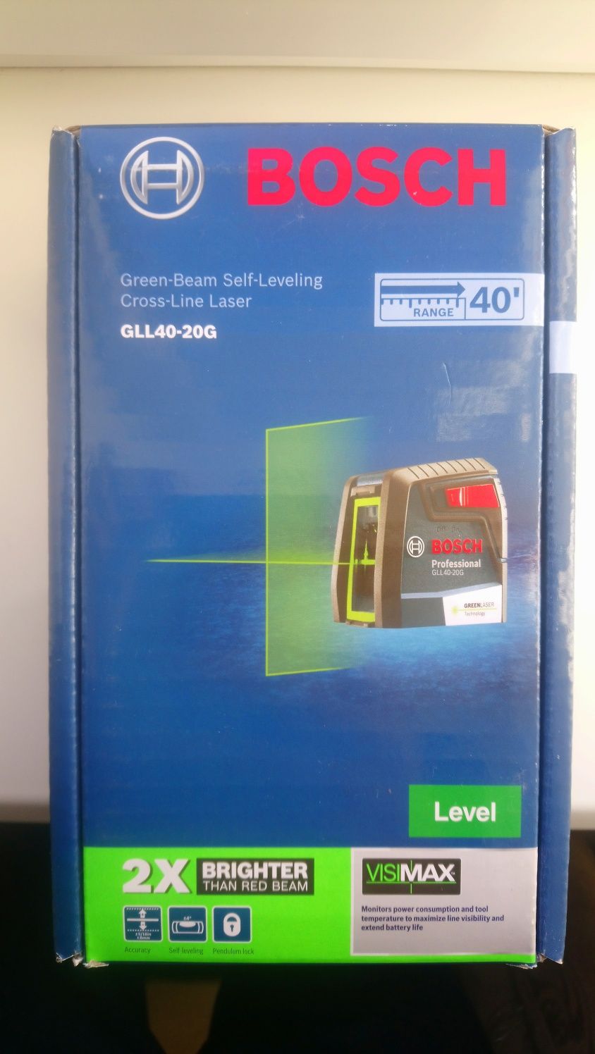 Лазерный уровень нивелир BOSCH GLL 40-20g Professional