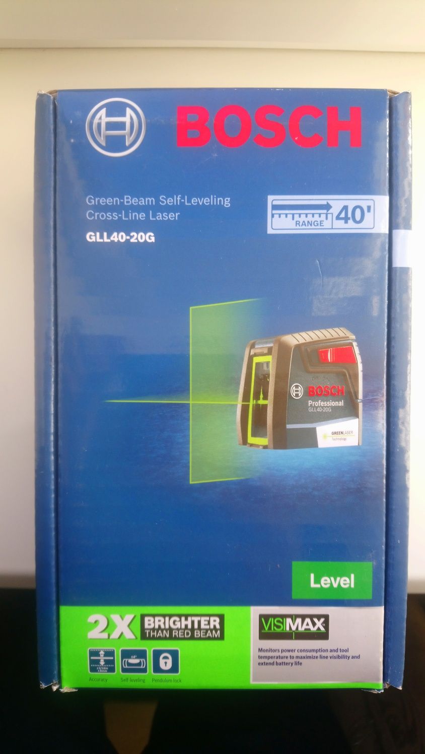Лазерный уровень нивелир BOSCH GLL 40-20g Professional