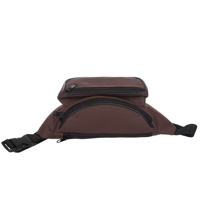 NERKA saszetka biodrówka solidna polska N001 c.brązowa