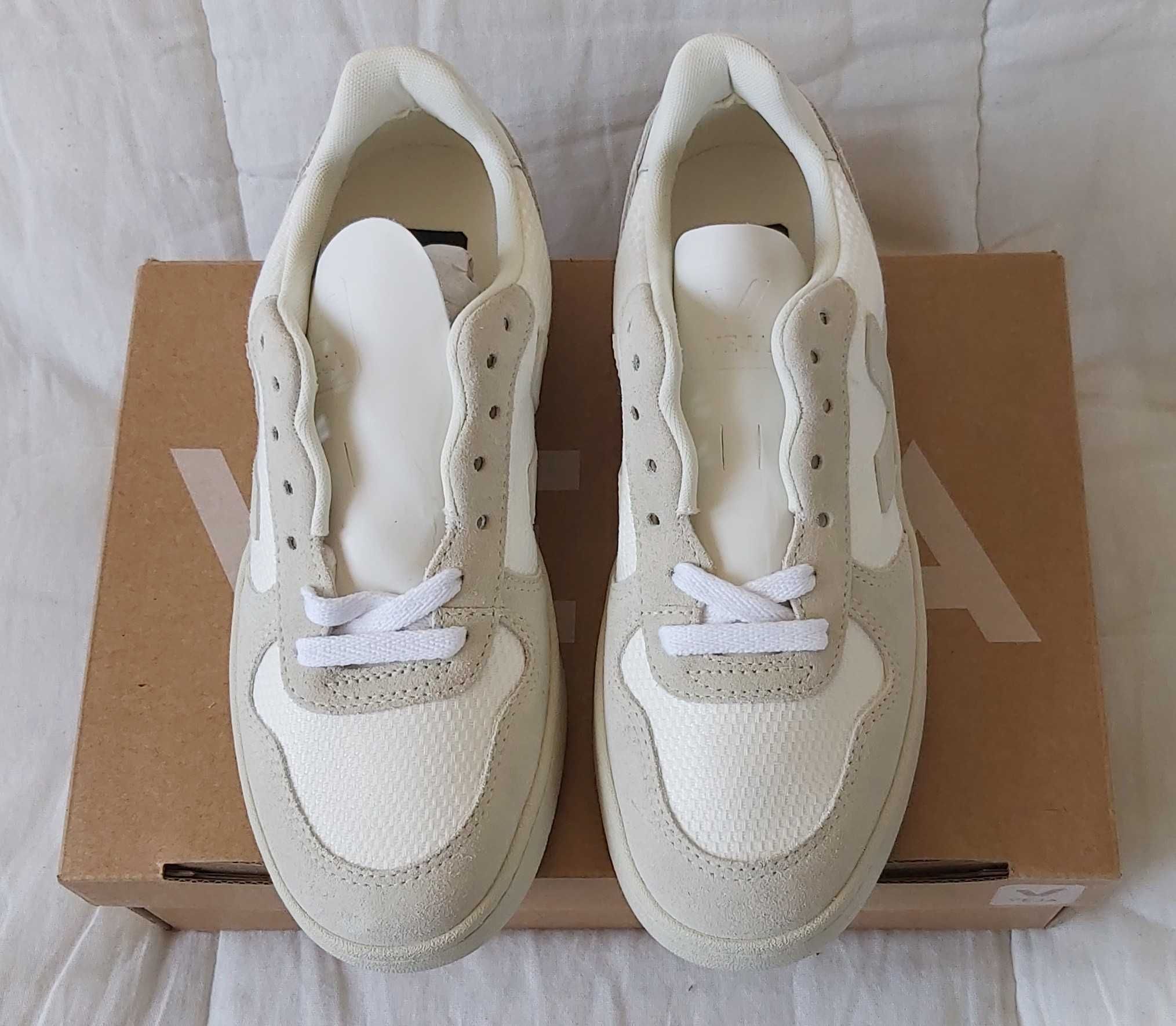 Ténis Veja V-10 B-Mesh White Natural Pierre, Tam. 40, Originais, Novos