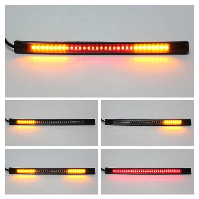 Barra led com função presença, travão stop e piscas, moto, carro, etc