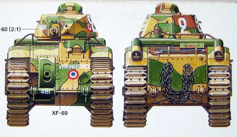 Збірна модель 1/35 French Battle Tank B1 bis Tamiya 35282