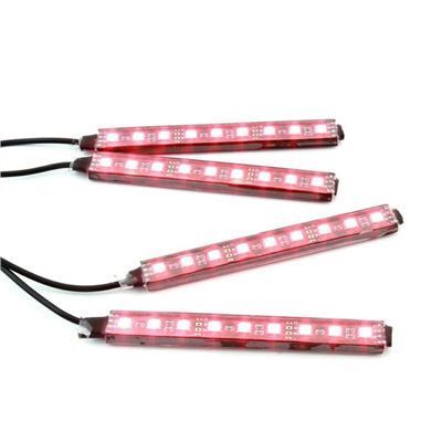 Oświetlenie Wnętrza Auta Samochodu Rgb Bluetooth