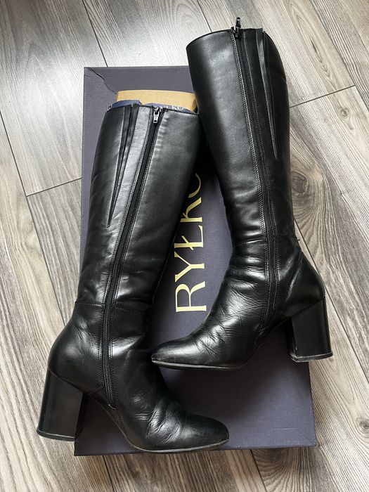 Czarne kozaki Ryłko