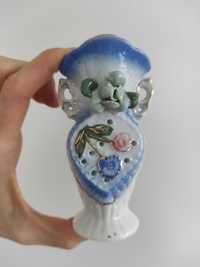 Figurka z porcelany porcelanowy wazon wazonik biała porcelana