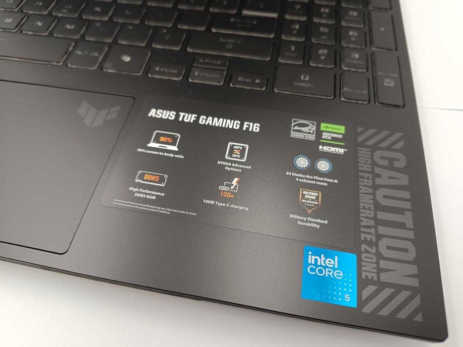 Laptop ASUS TUF Gaming F16 16 " Intel Core 5 16 GB/512 GB RTX 4050