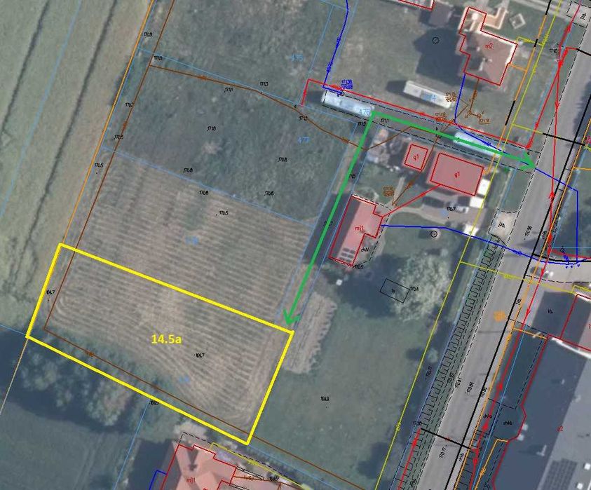 Działka w centrum Ludwina 14.5a