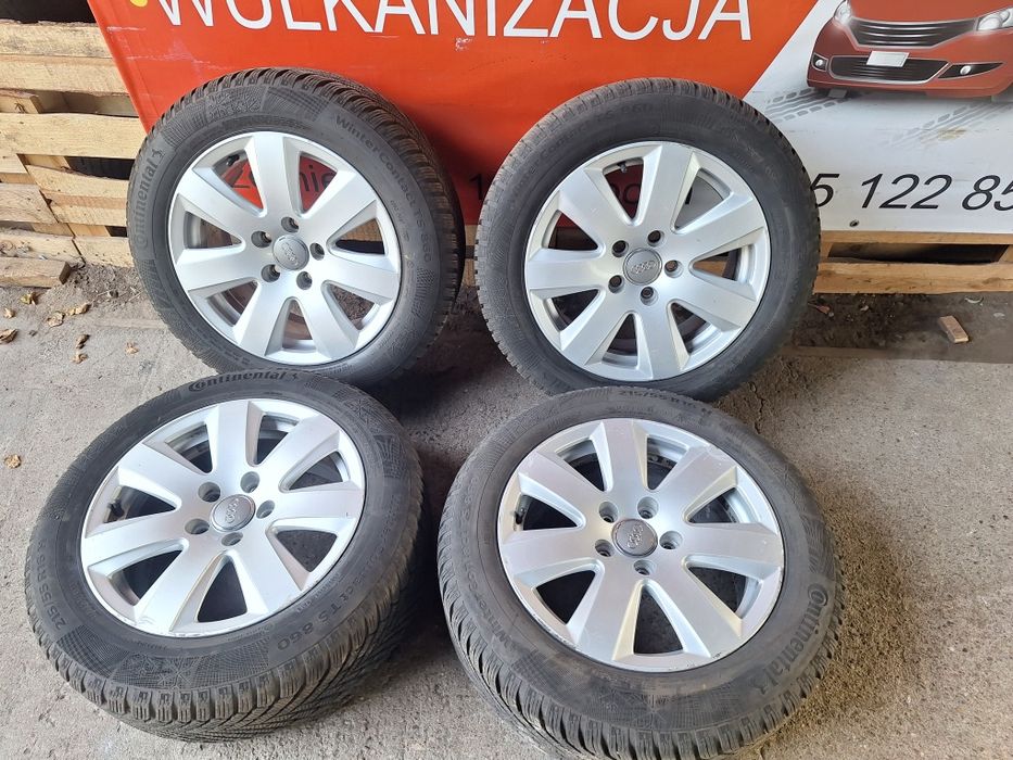 Alufelgi 5x112 16 ET45 Audi A4 A6 A8 TT koła zimowe 215/55R16