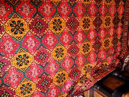 Ковер Вьетнам килим гобилен габилен картина дорожка антикваріат вінтаж