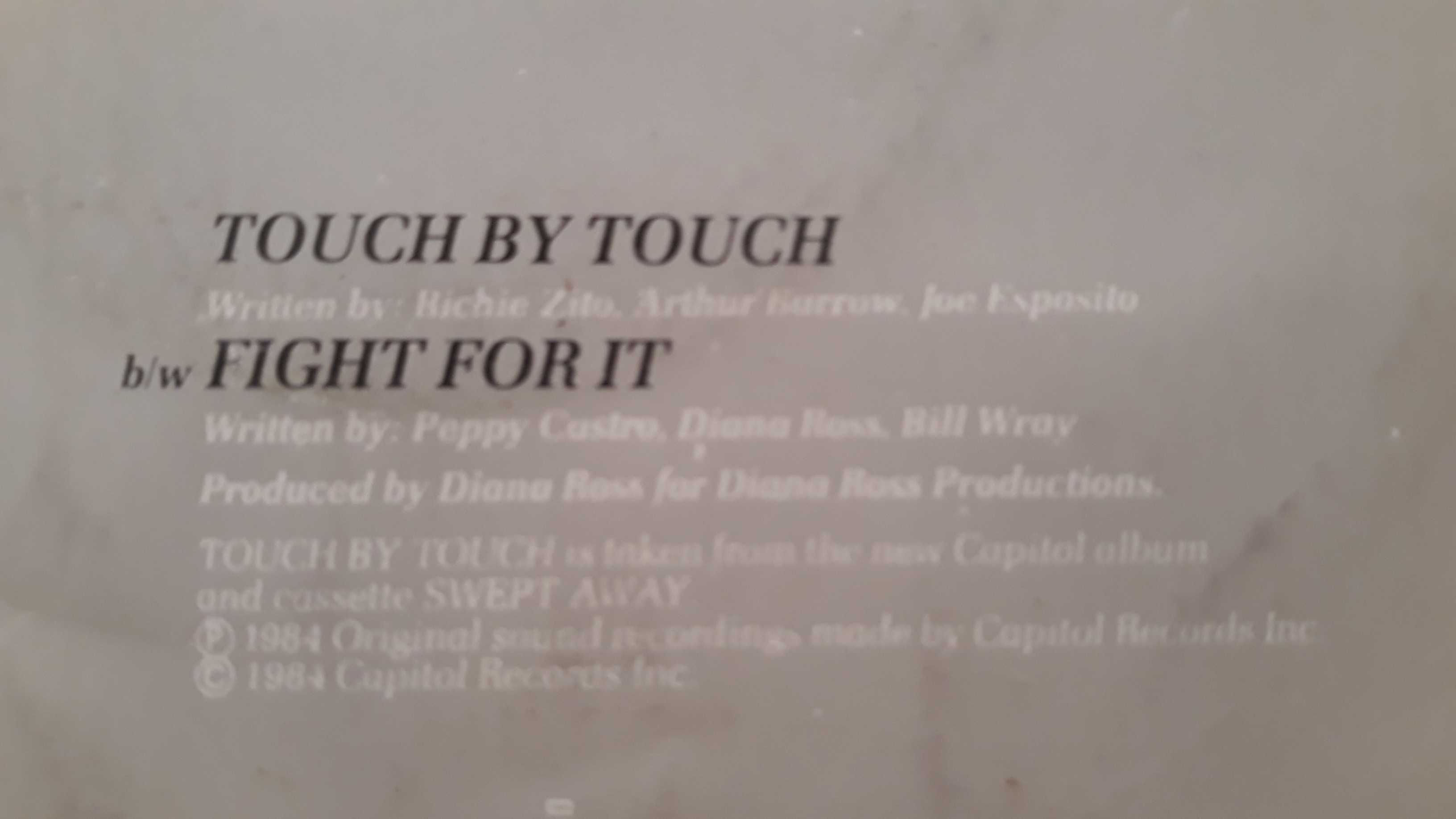 Diana  Ross - Touch by touch - single vinil - portes incluídos